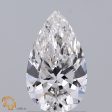 1.00 Carat Pear Cut Lab-Created Diamond on Sale