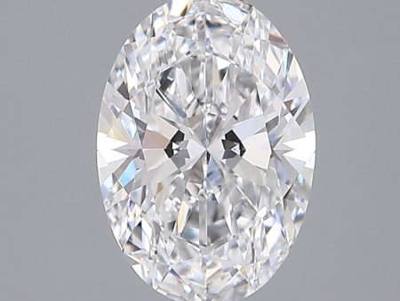 2.09 Carat Oval Cut Lab-Created Diamond Hot on Sale