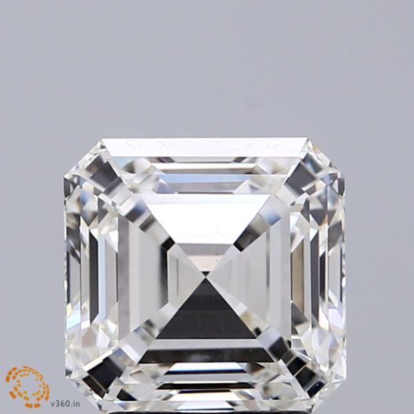 3.10 Carat Asscher Cut Lab-Created Diamond Online now