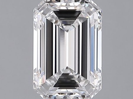 1.53 Carat Emerald Cut Lab-Created Diamond For Sale