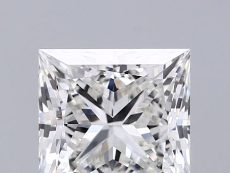 3.09 Carat Princess Cut Lab-Created Diamond For Sale