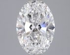 2.93 Carat Oval Cut Lab-Created Diamond Sale