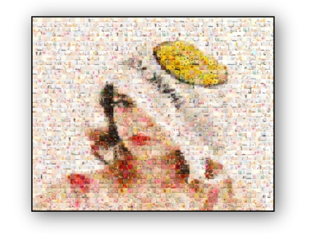 Photo Mosaic Canvas Print Sale