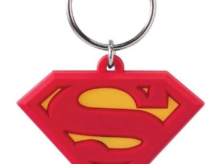 Superman - Logo Vinyl Red - Keychain Cheap