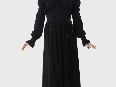 Killstar - Jocaster Maxi Black - Dress on Sale