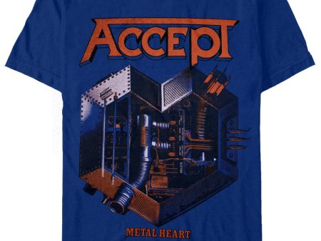 Accept - Metal Heart 2 Blue - T-Shirt Cheap