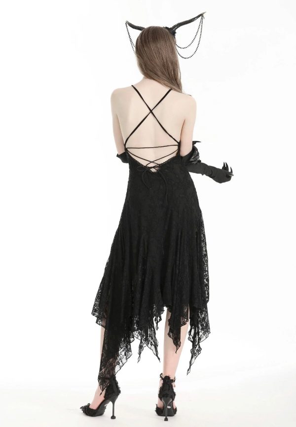 Dark In Love - Gothic Ghostly Mysterious Black - Dress For Cheap