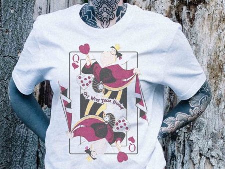 Alice In Wonderland - Queen Of Hearts White - Girly on Sale