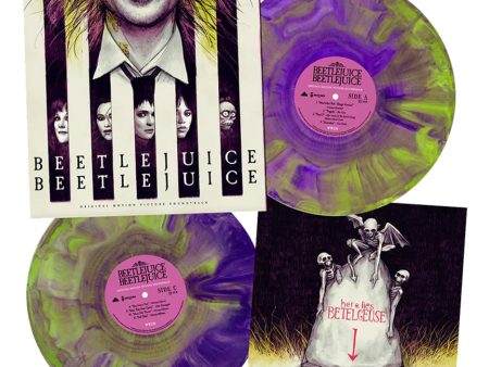 Beetlejuice - Beetlejuice Beetlejuice OST Ltd. Lime Green Purple - Colored 2 Vinyl Supply