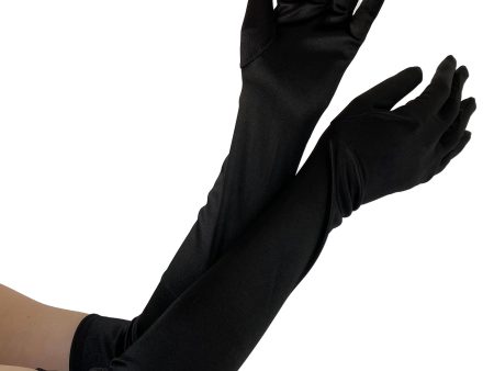 Pamela Mann - Plain Satin Black - Gloves For Sale