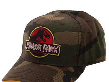 Jurassic Park - Logo Camo - Cap Fashion