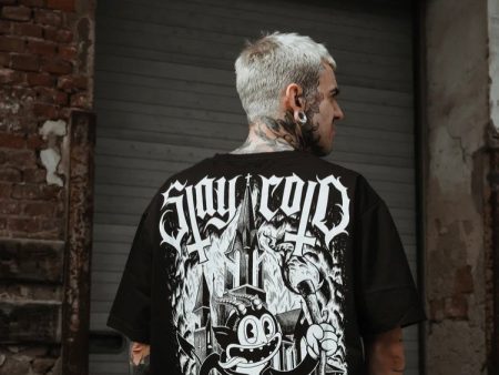 Stay Cold Apparel - Church Burner Crew Black - T-Shirt For Sale