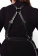 Mary Wyatt - Mina Appleskin Vegan Leather Chain Black - Harness For Sale