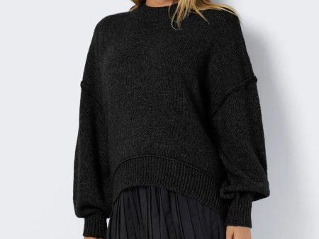 Noisy May - Luisa O Neck Black - Pullover For Cheap