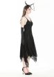 Dark In Love - Gothic Ghostly Mysterious Black - Dress For Cheap