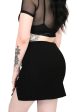 Foxblood - Bridget Mini With Built In Shorts Black - Skirt For Cheap