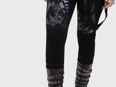 Killstar - Baphster Black - Jeans For Sale