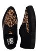 T.U.K. - Pointed Creeper Tan Leopard Vamp - Girl Shoes Online Sale