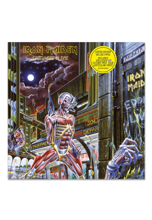 Iron Maiden - Somewhere In Time Ltd. Yellow - Colored Vinyl + Tour Lenticular Online