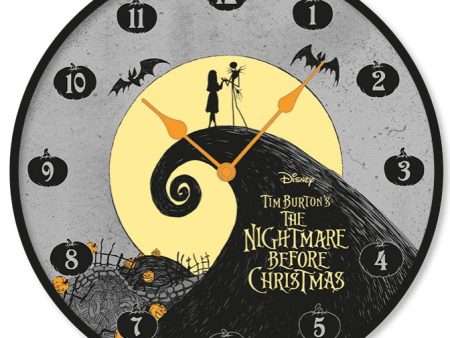 The Nightmare Before Christmas - Jack & Sally - Clock Online Hot Sale