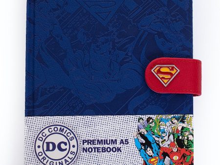 Superman - Montage Blue - Notebook Online Hot Sale