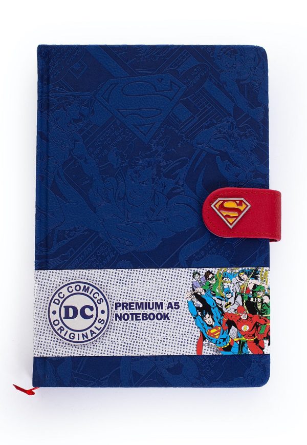 Superman - Montage Blue - Notebook Online Hot Sale