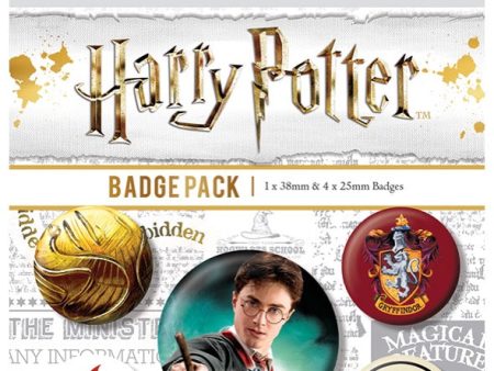 Harry Potter - Gryffindor Pack Of 5 - Button Online