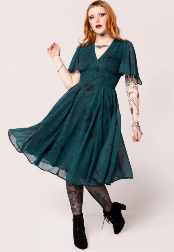 Hellbunny - Venom Midi - Dress For Discount