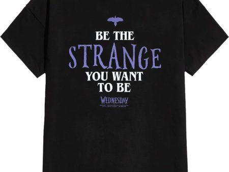 Wednesday Addams - Be The Strange  - T-Shirt Online