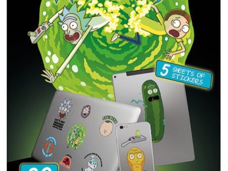 Rick And Morty - Adventures - Sticker For Discount