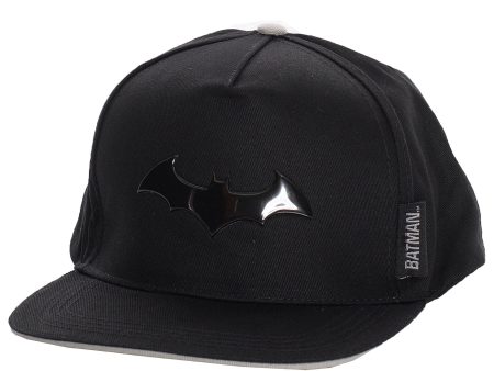 Batman - Metal Logo - Cap For Sale