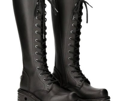 New Rock - M 235 V1 Black - Girl Shoes For Cheap