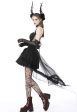 Dark in Love - Gothic Doll Cold Waist Swallowtail Halter - Dress Cheap