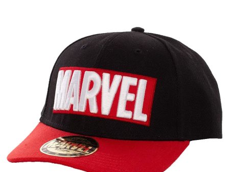 Marvel Comics - Logo Baseball Cap Black Red - Cap Discount