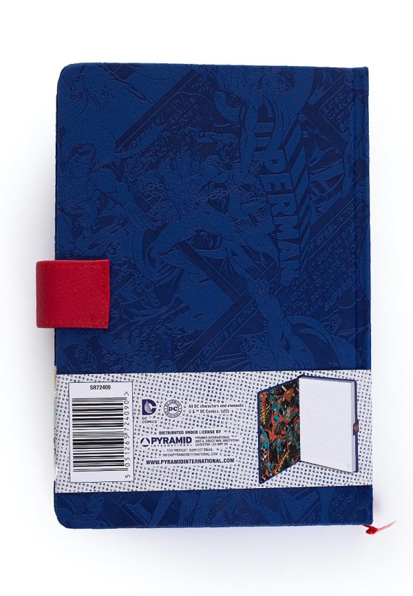 Superman - Montage Blue - Notebook Online Hot Sale