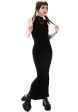 Foxblood - Claire High Neck Maxi Black - Dress Fashion