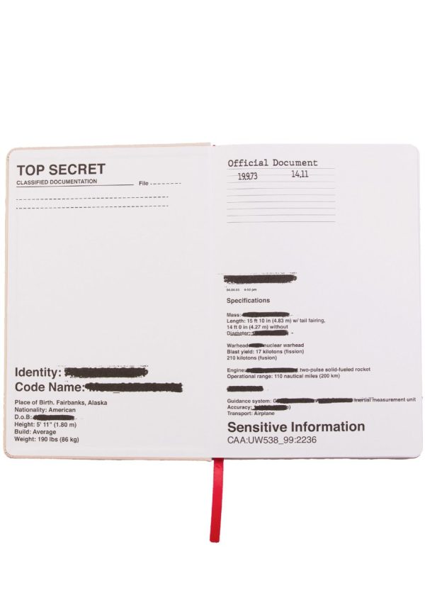 Call Of Duty - Top Secret Documents - Notebook For Sale