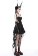 Dark in Love - Gothic Doll Cold Waist Swallowtail Halter - Dress Cheap