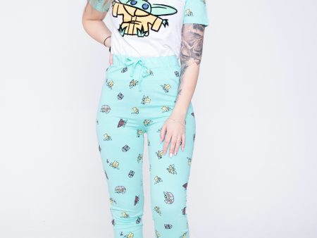 The Mandalorian - The Child Doodle Green - Sleepwear For Sale