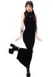 Foxblood - Claire High Neck Maxi Black - Dress Fashion