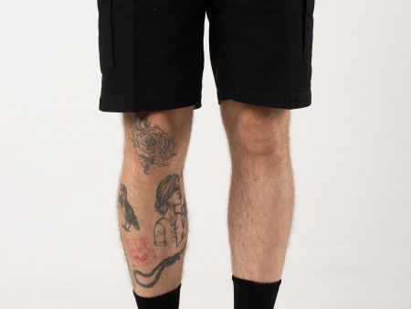 Mil-Tec - Bw Bermuda Moleskin Prewash Black - Shorts Cheap