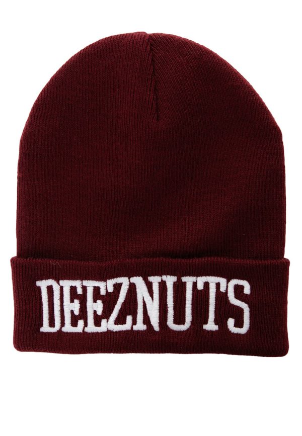 Deez Nuts - Logo Premium Burgundy - Long Beanie Online now