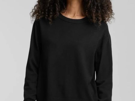 Urban Classics - Ladies Knitted Roundneck Black - Pullover Sale