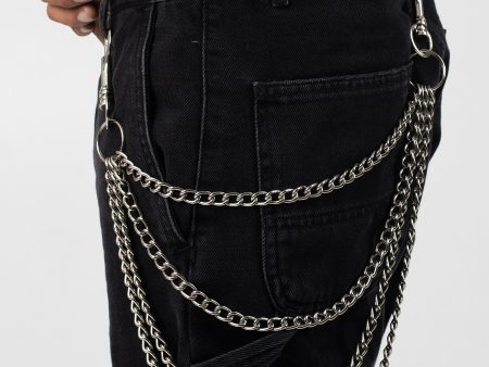 Bullet69 - 4 Row Hanging Metal - Jeans Chain Cheap