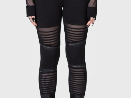 Killstar x Kihilist - Clara s Trap Black - Leggings Online now