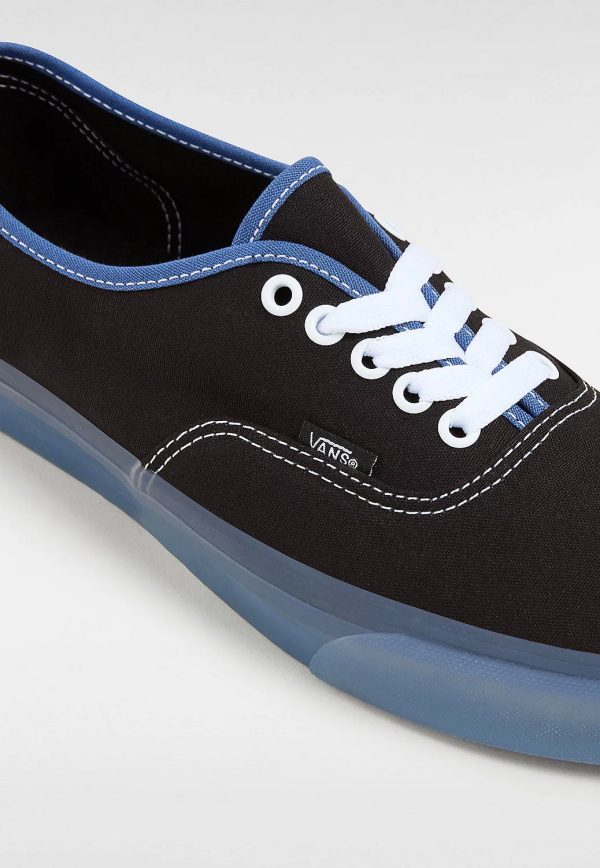 Vans - Authentic Translucent Sidewall Black Blue - Shoes For Cheap