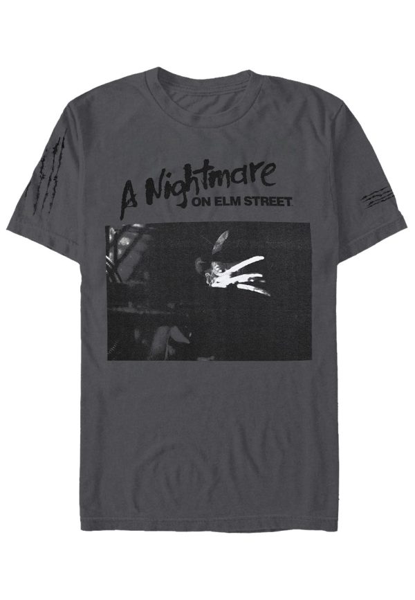 A Nightmare On Elm Street - Sleeve Scratch Grey - T-Shirt For Discount