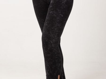 Noisy May - Tammura Flared Black Washed - Leggings Fashion