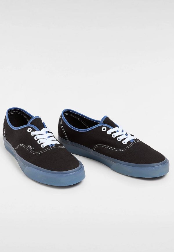 Vans - Authentic Translucent Sidewall Black Blue - Shoes For Cheap